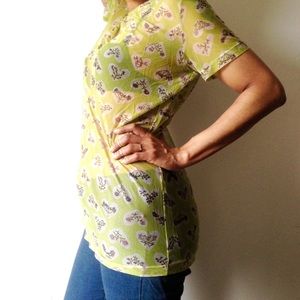 Moschino • delicate mesh floral shirt FINAL PRIZE